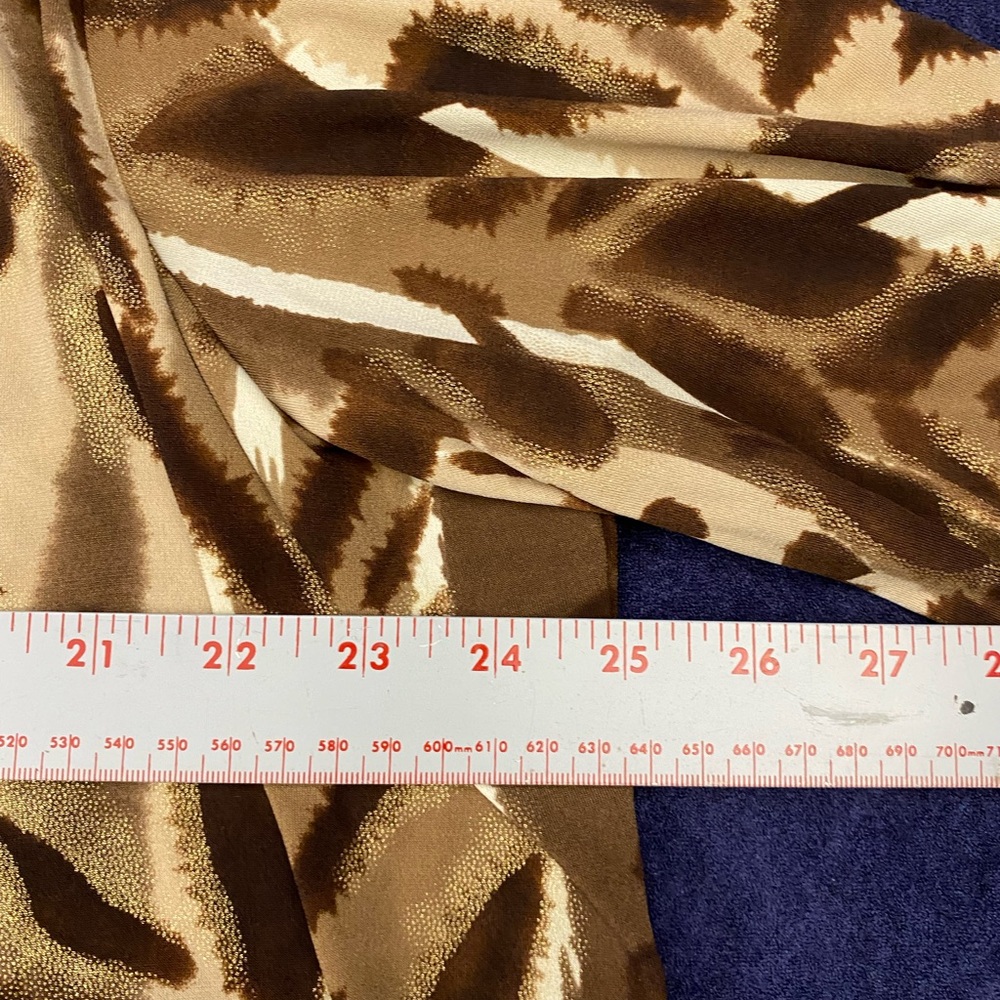 Alfred Dunner women’s Brown Patterned Blouse (739) - Picture 6 of 8